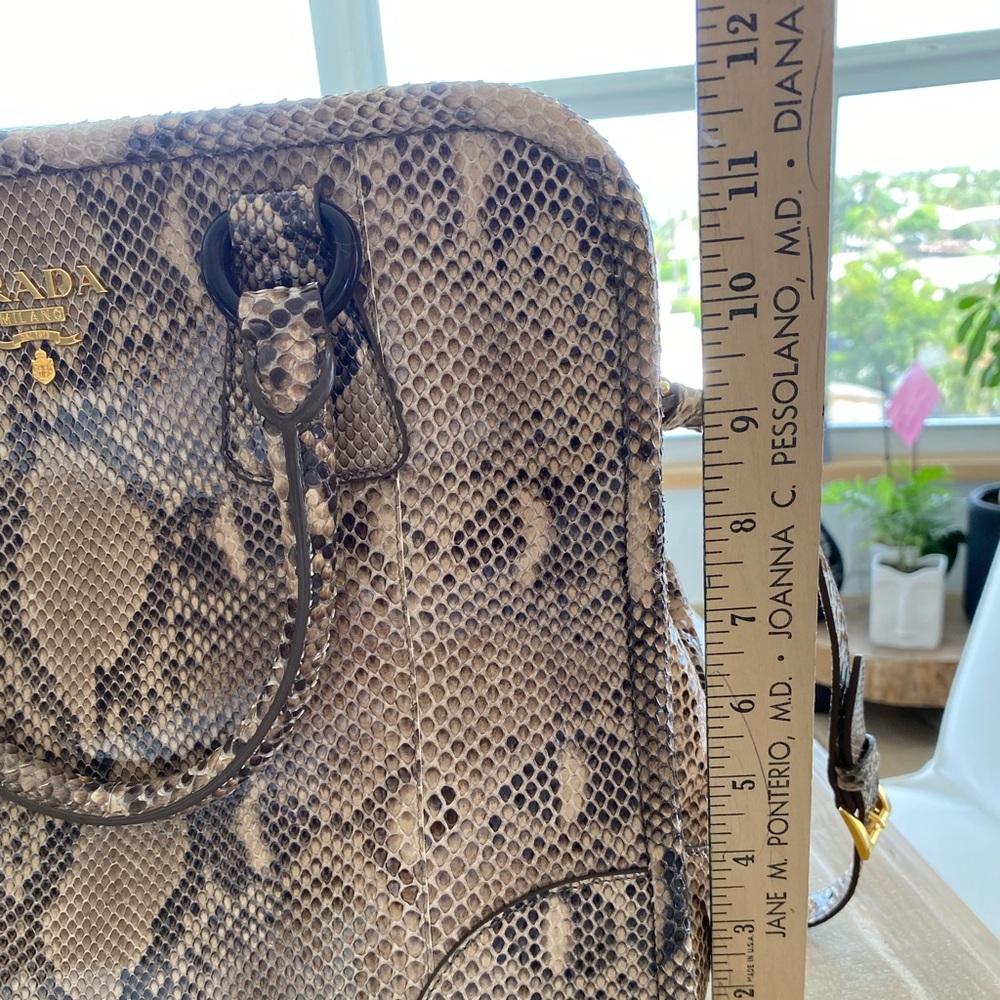 Prada Pitone Lucido Python Tote - image 7